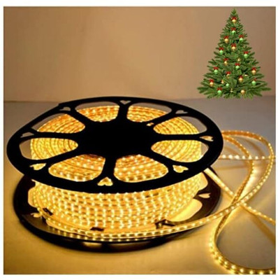 ELSON 1080 LEDs 15 m Gold Steady Strip Rice Lights(Pack of 1)
