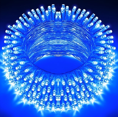 R Art 40 LEDs 11 m Blue Steady String Rice Lights(Pack of 1)