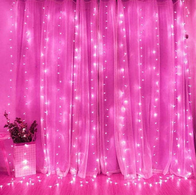 CANDLE 40 LEDs 11 m Pink Steady String Rice Lights(Pack of 1)