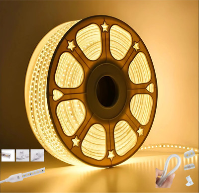 Piano 1200 LEDs 10 m Gold Steady Strip Rice Lights(Pack of 1)