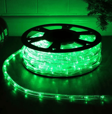 WIRE ME SAFE 360 LEDs 3 m Green Steady Strip Rice Lights(Pack of 1)
