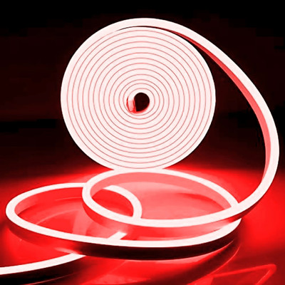 KAVYARA 500 LEDs 4 m Red Steady Strip Rice Lights(Pack of 1)
