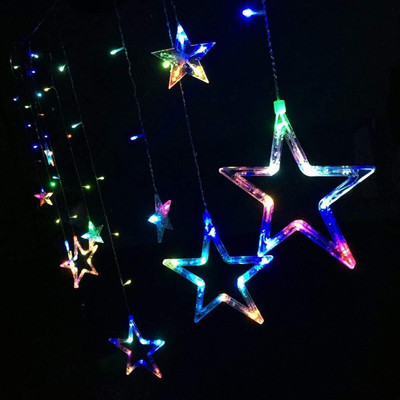 Ocean garniture 138 LEDs 3 m Multicolor Steady, Flickering Star Rice Lights(Pack of 1)