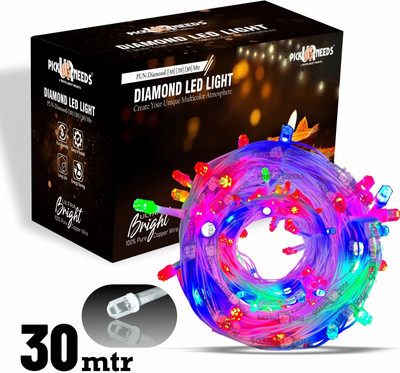 Pick Ur Needs 60 LEDs 30 m Multicolor Color Changing String Rice Lights(Pack of 1)