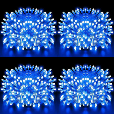 Errol 36 LEDs 11 m Blue Steady String Rice Lights(Pack of 4)