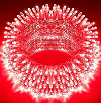 spark world 74 LEDs 21 m Red Steady Bulb Rice Lights(Pack of 1)