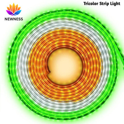Newness 1500 LEDs 12 m Orange, Green, White Steady String Rice Lights(Pack of 1)