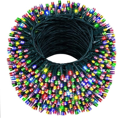 ONIX DELIGHT 55 LEDs 14.5 m Multicolor Flickering Strip Rice Lights(Pack of 1)