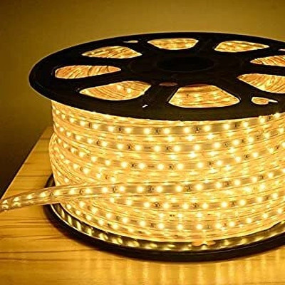 Daiwik 3600 LEDs 30 m Yellow Steady Strip Rice Lights(Pack of 1)