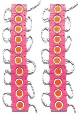 StrawHat 20 LEDs 0.6 m Pink Steady Bulb Rice Lights(Pack of 20)