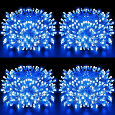 Errol 36 LEDs 11 m Blue Steady String Rice Lights(Pack of 4)
