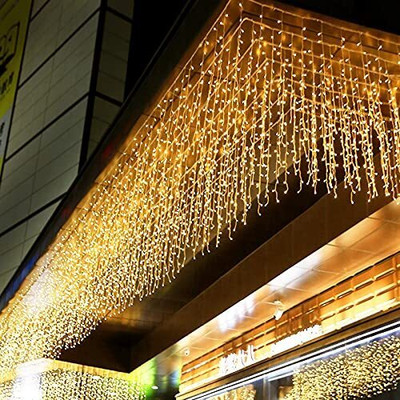 SAYENY 40 LEDs 15 m Gold Steady String Rice Lights(Pack of 1)