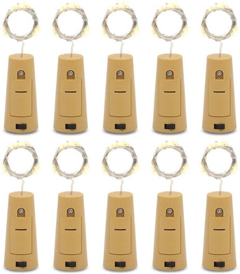 PRIMERISE 108 LEDs 2 m Yellow Steady String Rice Lights(Pack of 10)