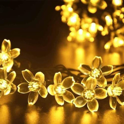 Nirvaana 16 LEDs 4 m Yellow Steady Flower Rice Lights(Pack of 1)