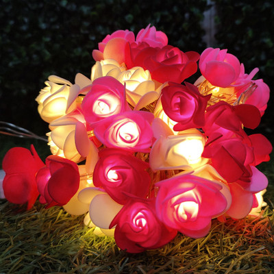 NISCO 18 LEDs 4 m Gold Steady Flower Rice Lights(Pack of 1)