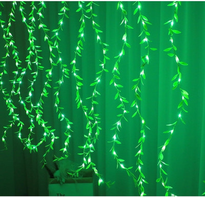 Ravso 200 LEDs 3 m White Steady, Flickering Leaf Rice Lights(Pack of 1)