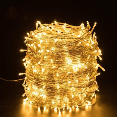 ELECRTIC ELITE 40 LEDs 12 m Yellow Steady String Rice Lights(Pack of 1)