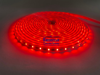 Khodiyar Online Store 100 LEDs 10 m Red Steady Bulb Rice Lights(Pack of 1)