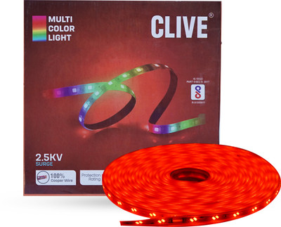 Clive 1200 LEDs 10 m Red Steady Strip Rice Lights(Pack of 1)