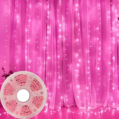 Kingdom 240 LEDs 28 m Pink Steady String Rice Lights(Pack of 1)