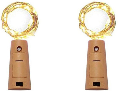 Urvi 20 LEDs 79 m Multicolor Steady String Rice Lights(Pack of 2)