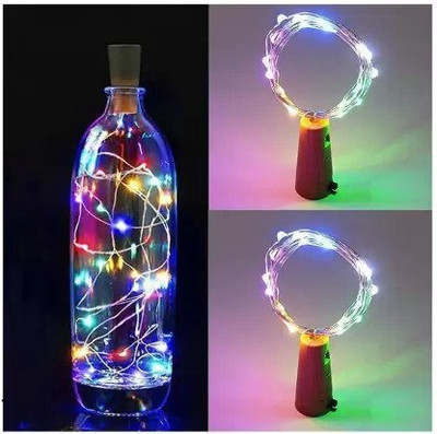 x pulse 20 LEDs 1.17 m Multicolor Steady String Rice Lights(Pack of 2)