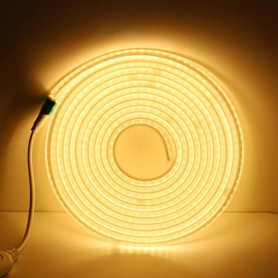 DECENT AIR SYSTEM 600 LEDs 5 m Yellow Steady Strip Rice Lights(Pack of 1)