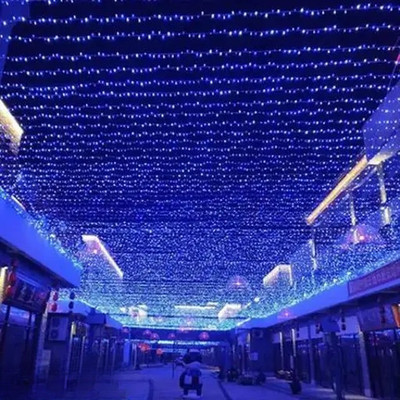 SAYENY 43 LEDs 15 m Blue Steady String Rice Lights(Pack of 4)