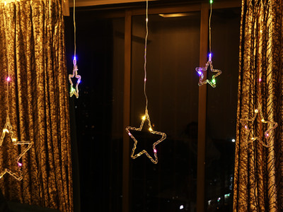 MZ 200 LEDs 4.5 m Transparent Flickering Star Rice Lights(Pack of 1)