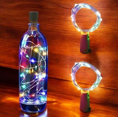 HASRU 20 LEDs 2 m Multicolor Steady String Rice Lights(Pack of 1)
