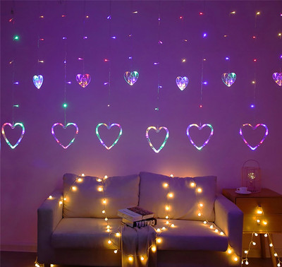 KUBER INDUSTRIES 10 LEDs 4 m Multicolor Color Changing Star Rice Lights(Pack of 1)