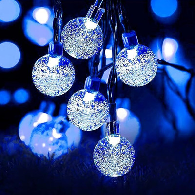 glowserie 14 LEDs 3 m Blue Steady String Rice Lights(Pack of 1)