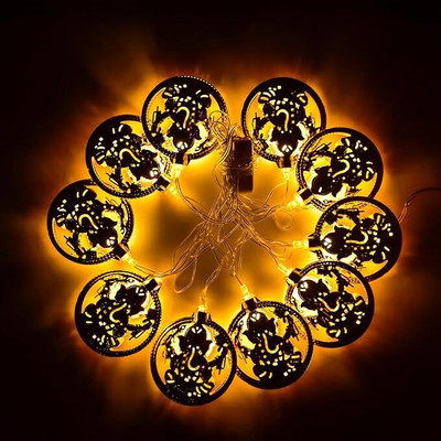 MITTRA 10 LEDs 3 m Yellow Steady Ganesh Rice Lights(Pack of 1)