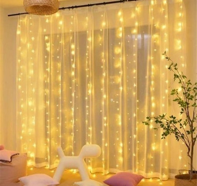 Vespa 96 LEDs 10 m Gold Steady Strip Rice Lights(Pack of 1)