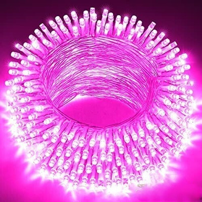 xenith 42 LEDs 12 m Pink Steady String Rice Lights(Pack of 1)