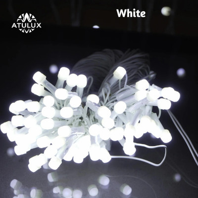 ATULUX 40 LEDs 9.5 m White Steady String Rice Lights(Pack of 1)