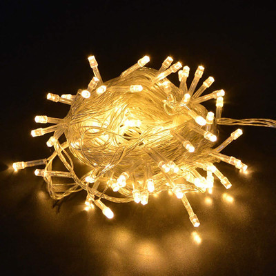 KUBER INDUSTRIES 40 LEDs 15 m White Steady String Rice Lights(Pack of 1)