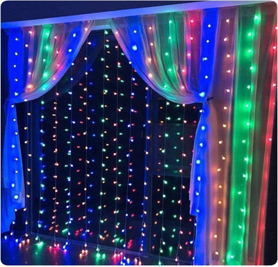 Business Squad 200 LEDs 7 m Multicolor Steady String Rice Lights(Pack of 10)