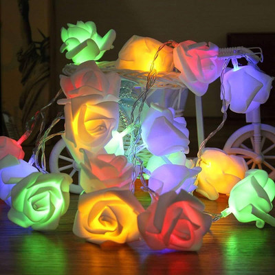 Meneon 20 LEDs 4 m Multicolor Steady Flower Rice Lights(Pack of 1)
