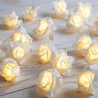 The Purple Tree 14 LEDs 3 m Yellow Steady String Rice Lights(Pack of 1)