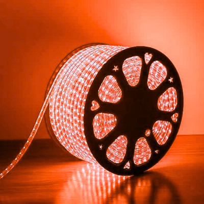 Volt Vision 1200 LEDs 15 m Orange Steady Strip Rice Lights(Pack of 1)