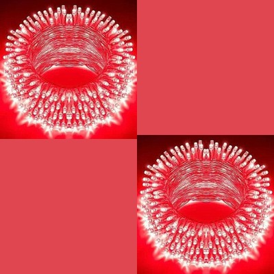 BellGrey 42 LEDs 11 m Red Steady String Rice Lights(Pack of 2)