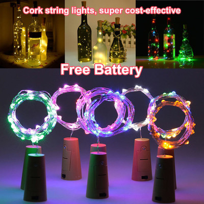 BRIGHTDAZZLE 20 LEDs 2 m Multicolor Steady String Rice Lights(Pack of 5)
