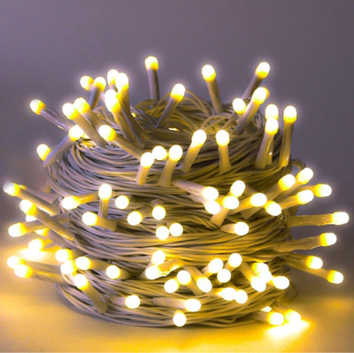 Shreyansh 40 LEDs 13 m Yellow Flickering, Steady Bulb Rice Lights(Pack of 1)