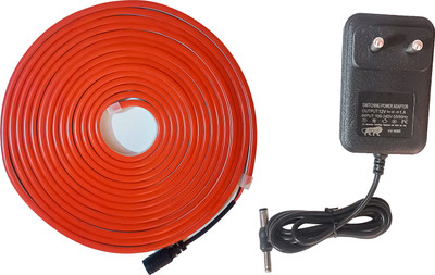 Vincentvolt 600 LEDs 5 m Red Steady Strip Rice Lights(Pack of 1)