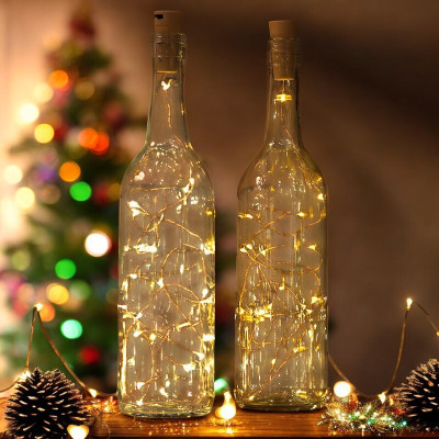 HASRU 20 LEDs 2.79 m Yellow Steady String Rice Lights(Pack of 1)