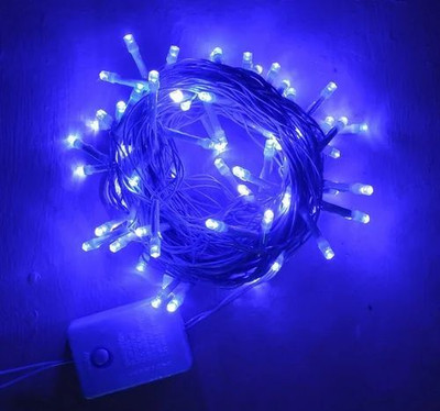 inooBeam 20 LEDs 5.05 m Blue Steady Strip Rice Lights(Pack of 1)