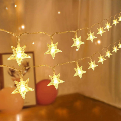One Trade India 16 LEDs 4.88 m Yellow Steady Star Rice Lights(Pack of 1)