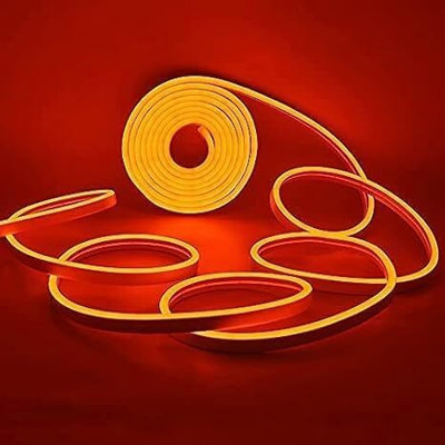 HIZO 360 LEDs 5 m Orange Steady Strip Rice Lights(Pack of 1)