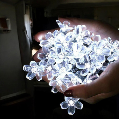 RaajaOutlets 40 LEDs 5.99 m White Steady Flower Rice Lights(Pack of 1)